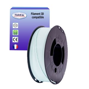 Filament PLA 3D - Diamètre 1,75 mm - Bobine de 1 kg - Couleur écume de mer