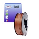 Filament PLA 3D - Diamètre 1.75mm - Bobine 1kg - Couleur Bronze