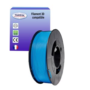 Filament PLA 3D - Diamètre 1.75mm - Bobine 1kg - Couleur Bleu Clair