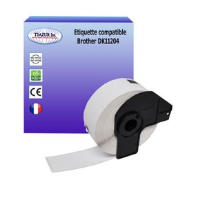 Rouleau d'étiquettes DK-11204 ,Brother compatible (17 x 54 mm)