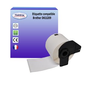 Rouleau d'étiquettes d'adresse DK-11209 ,Brother compatible (29 x 62 mm)