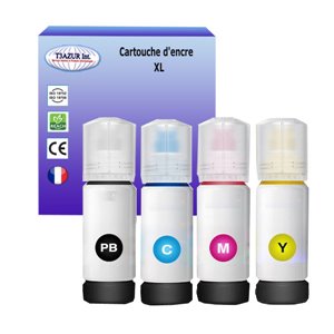 T3AZUR - Lot de 4 Encres compatibles Epson 113
