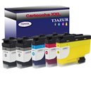 T3AZUR - Lot de 4 Cartouches compatibles Brother LC3235 (LC-3235)  XL 
