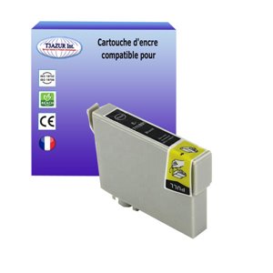T3AZUR - T0711 - Cartouche compatible Epson T0711 Noire 