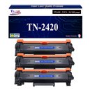 T3AZUR - Lot de 3 Toners compatibles Brother TN2420