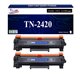 T3AZUR - Lot de 2 Toners compatibles Brother TN2420