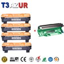 4 Toners +Tambour compatible pour Brother TN1050 + DR1050