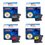 T3AZUR Lot de 4 Cartouches compatibles avec Brother LC123XL