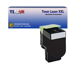 Toner compatible avec Lexmark CS421/CS521 (78C2XK0/78C2XKE) Noir - 8 500 pages