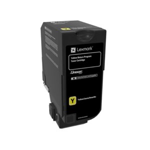 Toner original Lexmark CS720/CS725/CX725 (74C20Y0) Jaune - 3 000 pages