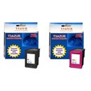 HP301XL - Lot de 2 Cartouche compatible HP (n°301) XL (Noire+Couleur)