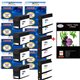 Lot de 10 cartouches compatibles HP OfficeJet Pro 8620+ Pack de 20 papiers photos A6 230gr
