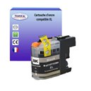 Cartouche compatible avec Brother LC127 XL pour Brother DCPJ4110DW, MFCJ4410DW, MFCJ4510DW, MFCJ4610DW, MFCJ4710DW Noire  