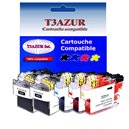 T3AZUR 5 cartouches d'encre compatibles pour Brother MFC-J5335DW  MFC-J5335DWF