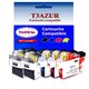T3AZUR 5 cartouches d'encre compatibles pour Brother MFC-J5335DW  MFC-J5335DWF