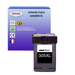 Cartouche compatible remplace HP 305XL Noire