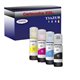 Lot de 4 cartouches d'encre de rechange pour Epson 104 