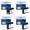 Lot de 4 cartouches compatibles HP OfficeJet Pro 8600