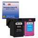 T3AZUR -Lot de 2 Cartouches compatibles pour HP n°302 XL Bk / n°302 XL Couleur