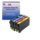T3AZUR - Lot de 4 Cartouches compatibles Epson 405XL