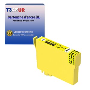 T3AZUR- Cartouche compatible Epson 503 XL pour Epson Expression Home XP-5200, XP-5205, WorkForce WF-2960DWF,WF-2965DWF Jaune