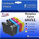 T3AZUR - Cartouche compatible Epson T02W1/T02V1 (502XL)- Noire
