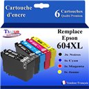 T3AZUR - Cartouche compatible Epson T02W1/T02V1 (502XL)- Noire