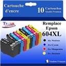 T3AZUR - Cartouche compatible Epson T02W1/T02V1 (502XL)- Noire