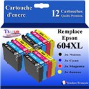 T3AZUR - Cartouche compatible Epson T02W1/T02V1 (502XL)- Noire
