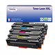 Lot de 4 Toners compatibles avec Canon 046H pour Canon LBP-653Cdw, LBP-654Cx