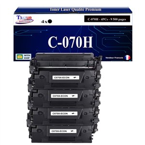 4x Toners compatibles avec Canon Canon 070H (5640C002) 