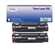 2x Toners compatibles avec Canon 737H pour Canon MF-237w, MF-244dw, MF-247dw, MF-249dw Noir - 2 400p
