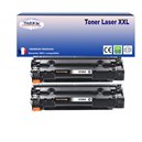 2x Toners compatibles avec Canon 737H pour Canon LBP-151DW, MF-211, MF-212w, MF-216n Noir - 2 400p