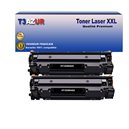 2x Toners compatibles avec Canon 728/ 725/ 726 pour Canon MF-4780W, MF-4870DN, MF-4890DW Noir - 2 000p