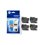 Lot de 4 Cartouches d'encre originale Brother LC421 (LC421BK) Jaune