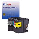 T3AZUR - Cartouche compatible pour Brother LC22E XL Noire  