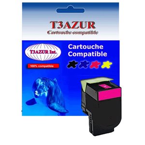 71B2HM0- Toner Laser générique pour Lexmark CS417/ CX417/ CS517/ CX517 Magenta