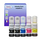 T3AZUR - Lot de 5  Encres compatibles Epson 103