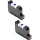 Cartouches remanufacturées Francotyp Postalia PostBase Bleue - Capacité 2 x 10ml - 580052303600 