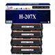 T3AZUR - 4x Toners compatibles avec HP Color LaserJet Pro MFP M283cdw, M2 remplace HP W2010X W2011X W2012X W2013X (HP 207X/207A)