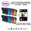 T3AZUR - 8x Cartouches compatibles avec Brother LC1100 XL pour Brother MFC250C, MFC255CW, MFC257CW, MFC290C, MFC295CN, MFC297C, 