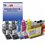 T3AZUR- 5x Cartouches compatibles avec Brother LC421 XL pour Brother DCP-J1050DW, DCP-J1140DW, DCP-J114DW, DCP-J1800DW Jaune