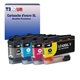T3AZUR- 4x Cartouche compatible avec Brother LC426 XL pour Brother MFC-J4540DW XL, MFC-J4540DWT Jaune