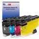 T3AZUR- 4x Cartouche compatible avec Brother LC427 XL pour Brother MFC-J6957DW, MFC-J6957DWT, MFC-J6959DW