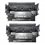 T3AZUR 149X Lot de 2 Toners compatibles pour HP W1490X Noir (avec puce) 