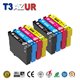 8x Cartouches compatibles avec Epson 604 XL pour Epson WorkForce WF-2935DWF WF-2950DWF 