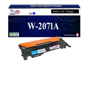 Toner Laser compatible avec HP Color Laser 150a, 150nw, 178nw, 178nwg, 179fnw, 179fwg remplace HP 117A - Cyan