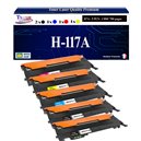 Lot de 4 Toners/Laser compatibles avec HP W2070/1/2/3A (117A) - (Noir+Couleur)