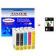 5 cartouches d'encre compatibles 603XL pour Epson WorkForce WF-2810DWF+10f PPA6