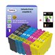 Lot de 8 Cartouches Compatibles pour Epson 502XL  - T3AZUR
